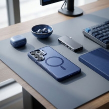 Case for Samsung A57 Forcell F-Protect Shadow Stand Premium compatible with MagSafe navy blue Case for Samsung A57 Forcell F-Protect Shadow Stand Premium compatible with MagSafe navy blue
