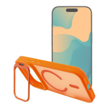Case for iPhone 17 Pro Forcell F-Protect Shadow Stand Premium compatible with MagSafe orange Case for iPhone 17 Pro Forcell F-Protect Shadow Stand Premium compatible with MagSafe orange