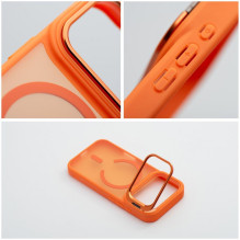 Case for iPhone 17 Pro Max Forcell F-Protect Shadow Stand Premium compatible with MagSafe orange Case for iPhone 17 Pro Max Forcell F-Protect Shadow Stand Premium compatible with MagSafe orange