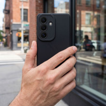 Samsung A26 5G matinis 2.0 dėklas, juodas Samsung A26 5G matinis 2.0 dėklas, juodas