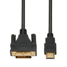 HDMI Kabelis - IBOX ITVFHDDVI012 HDMI Į DVI 2M Full HD Juodas