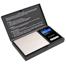 „Wozinsky WDW-1000“ juvelyrikos svarstyklės, 200 g, 0,01 g, tikslios, apšviestos – juodos