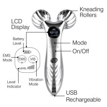 Rio 3D Face & Body Roller Massager Rio 3D Face & Body Roller Massager