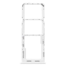 SIM card holder Samsung A13 A135 / A137 White original (service pack)