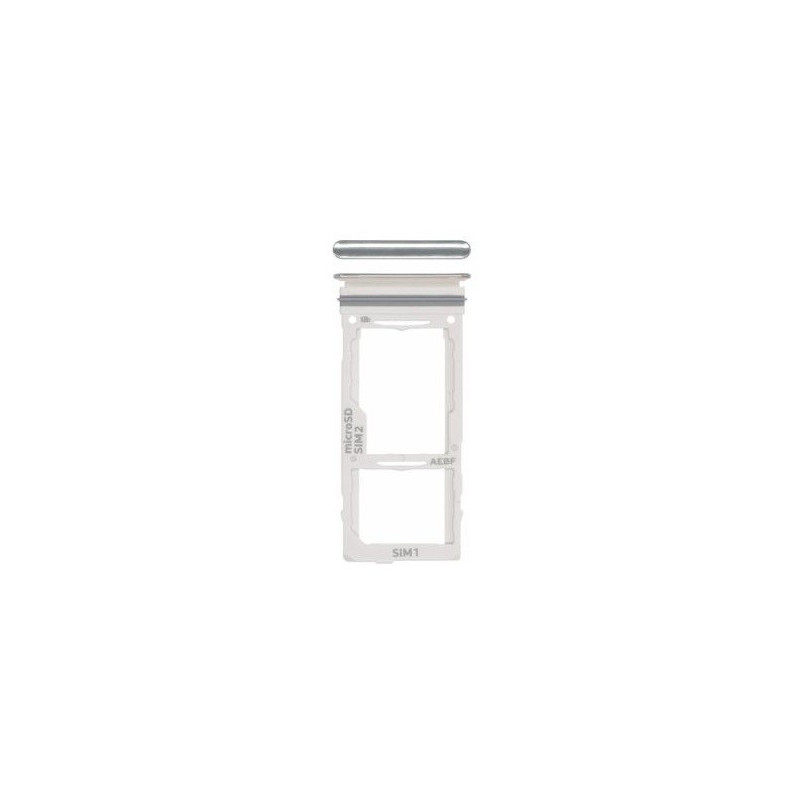 SIM card holder Samsung A525 / A526 / A528 / A725 / A726 A52 4G / A52 5G / A52S 5G / A72 4G / A72 5G White original (ser