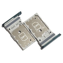 SIM card holder Samsung S901 / S906 S22 / S22 Plus Dual Green originalus (service pack)