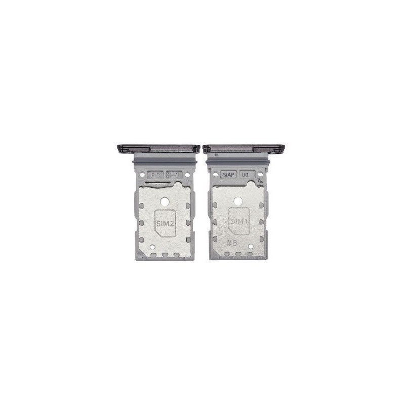 SIM card holder Samsung S911 / S916 S23 / S23 Plus Dual Black original (service pack)