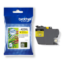 Rašalo Kasetė - Brother LC422XL 1500 Puslapių Geltona Rašalo Kasetė - Brother LC422XL 1500 Puslapių Geltona