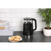 ELDOM C530 NEVO elektrinis virdulys 1,7 l 2200 W Juoda, Permatoma ELDOM C530 NEVO elektrinis virdulys 1,7 l 2200 W Juoda, Permatoma