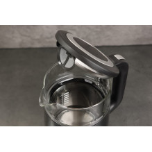 ELDOM C530 NEVO elektrinis virdulys 1,7 l 2200 W Juoda, Permatoma ELDOM C530 NEVO elektrinis virdulys 1,7 l 2200 W Juoda, Permatoma