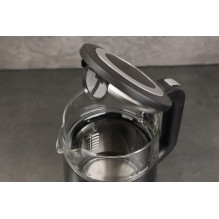 ELDOM C530 NEVO elektrinis virdulys 1,7 l 2200 W Juoda, Permatoma ELDOM C530 NEVO elektrinis virdulys 1,7 l 2200 W Juoda, Permatoma
