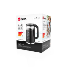 ELDOM C530 NEVO elektrinis virdulys 1,7 l 2200 W Juoda, Permatoma ELDOM C530 NEVO elektrinis virdulys 1,7 l 2200 W Juoda, Permatoma