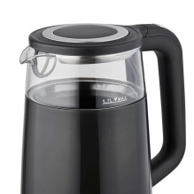ELDOM C530 NEVO elektrinis virdulys 1,7 l 2200 W Juoda, Permatoma ELDOM C530 NEVO elektrinis virdulys 1,7 l 2200 W Juoda, Permatoma