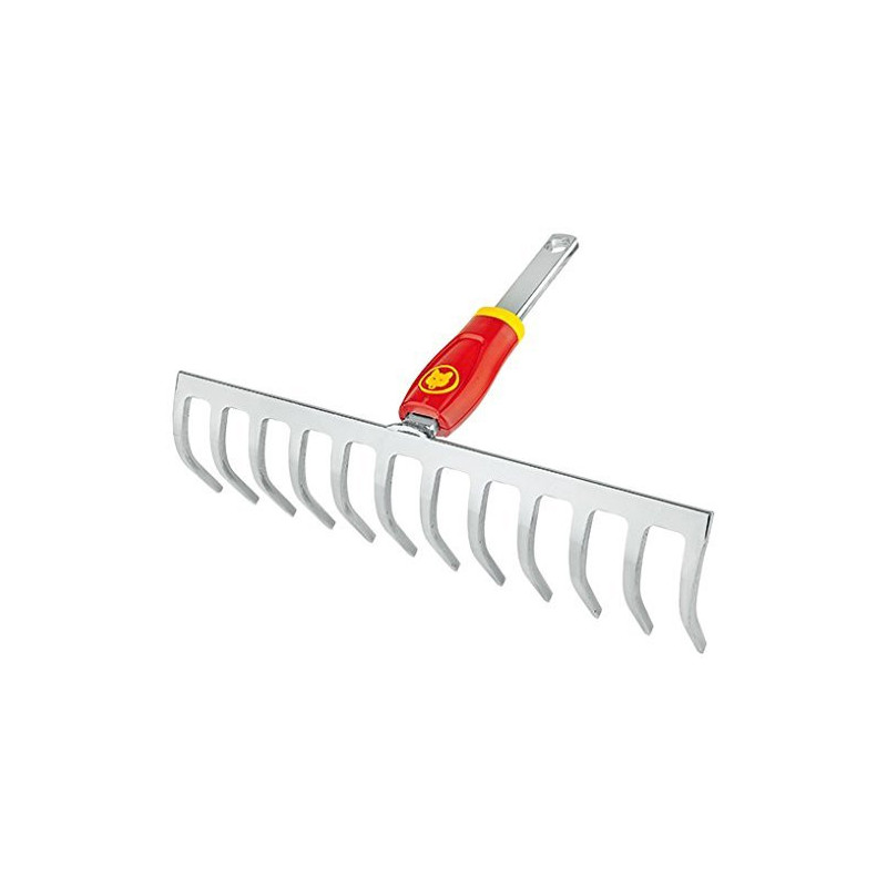 WOLF-GARTEN Rake DR-M35 - multi-star - silver / red - 35 cm