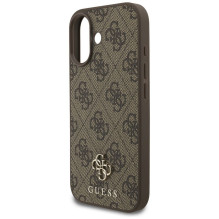 GUESS case for IPHONE 17 compatible with MagSafe GUHMP17SP4SM4MW (PU 4G Small 4G and Classic) brown
