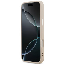 GUESS dėklas, skirtas IPHONE 17 Pro, suderinamas su MagSafe GUHMP17LPSDTSCMP (PU su trikampio logotipu), rožinis GUESS dėklas, skirtas IPHONE 17 Pro, suderinamas su MagSafe GUHMP17LPSDTSCMP (PU su trikampio logotipu), rožinis