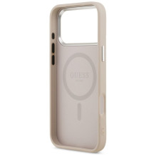 GUESS case for IPHONE 17 Pro compatible with MagSafe GUHMP17LPSDTSCMP (PU W / Triangle Logo) pink GUESS case for IPHONE 17 Pro compatible with MagSafe GUHMP17LPSDTSCMP (PU W / Triangle Logo) pink