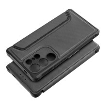 Atverčiamas dėklas, skirtas Samsung S24 ULTRA Razor Book, juodas