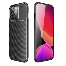 „iPhone 11“ dėklas, anglies pluošto, juodos spalvos, aukščiausios kokybės