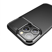 „iPhone 11“ dėklas, anglies pluošto, juodos spalvos, aukščiausios kokybės
