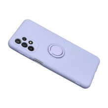 Case for Samsung A55 5G Silicone Ring purple