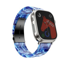 Strap to Apple Watch Forcell F-Design FA04 marbled resin clasp 38 / 40 / 41 mm blue Strap to Apple Watch Forcell F-Design FA04 marbled resin clasp 38 / 40 / 41 mm blue
