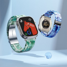 Strap to Apple Watch Forcell F-Design FA04 marbled resin clasp 38 / 40 / 41 mm blue Strap to Apple Watch Forcell F-Design FA04 marbled resin clasp 38 / 40 / 41 mm blue