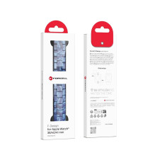 Strap to Apple Watch Forcell F-Design FA04 marbled resin clasp 38 / 40 / 41 mm blue Strap to Apple Watch Forcell F-Design FA04 marbled resin clasp 38 / 40 / 41 mm blue
