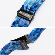Strap to Apple Watch Forcell F-Design FA04 marbled resin clasp 38 / 40 / 41 mm blue Strap to Apple Watch Forcell F-Design FA04 marbled resin clasp 38 / 40 / 41 mm blue