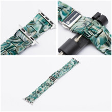 Dirželis Apple Watch Forcell F-Design FA04 marmurinis dervos užsegimas 38 / 40 / 41 mm žalias Dirželis Apple Watch Forcell F-Design FA04 marmurinis dervos užsegimas 38 / 40 / 41 mm žalias