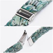 Strap to Apple Watch Forcell F-Design FA04 marbled resin clasp 38 / 40 / 41 mm green Strap to Apple Watch Forcell F-Design FA04 marbled resin clasp 38 / 40 / 41 mm green