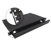 Alantec 12xSC simplex / 12xLC duplex 19" 1U telescopic fibre optic patch panel with mounting accessories Alantec 12xSC simplex / 12xLC duplex 19" 1U telescopic fibre optic patch panel with mounting accessories
