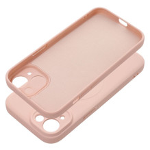 Case for iPhone 15 Silicone Mag Cover compatible with MagSafe (camera protection) pink