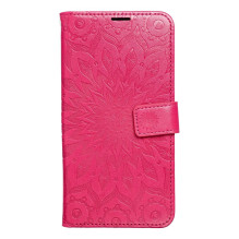 Flip case for iPhone 15 Mezzo Book mandala magenta