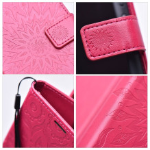 Atverčiamas dėklas, skirtas iPhone 15, Mezzo Book, mandala, magenta Atverčiamas dėklas, skirtas iPhone 15, Mezzo Book, mandala, magenta