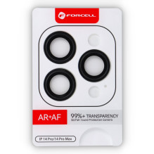 iPhone 14 Pro / 14 Pro Max kameros stiklas Forcell Premium žvaigždės formos juodas iPhone 14 Pro / 14 Pro Max kameros stiklas Forcell Premium žvaigždės formos juodas