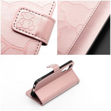 Flip case for Samsung A36 5G Mezzo Book teddy bear rose gold Flip case for Samsung A36 5G Mezzo Book teddy bear rose gold