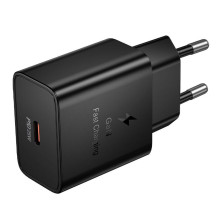 Telefono įkroviklis Hoco USB C QC PD 25W N76 juodas Telefono įkroviklis Hoco USB C QC PD 25W N76 juodas