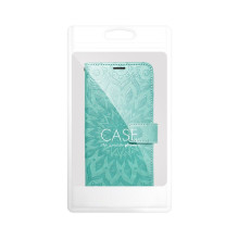 Atverčiamas dėklas, skirtas „Samsung A37 5G Mezzo Book“, žalias, mandala.