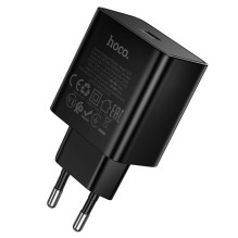 Telefono įkroviklis Hoco USB C QC PD 45W N77 juodas Telefono įkroviklis Hoco USB C QC PD 45W N77 juodas