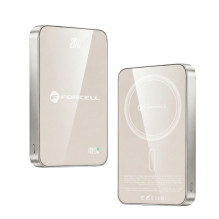 Išorinė baterija, suderinama su „MagSafe Forcell F-Energy SuperSlim F10K8 QC4.0 PD3.0 15W 10000 mAh“, titano dykumos spa Išorinė baterija, suderinama su „MagSafe Forcell F-Energy SuperSlim F10K8 QC4.0 PD3.0 15W 10000 mAh“, titano dykumos spa