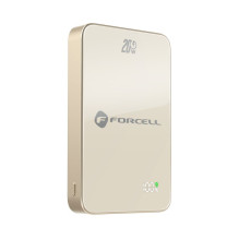 Išorinė baterija, suderinama su „MagSafe Forcell F-Energy SuperSlim F10K8 QC4.0 PD3.0 15W 10000 mAh“, titano dykumos spa Išorinė baterija, suderinama su „MagSafe Forcell F-Energy SuperSlim F10K8 QC4.0 PD3.0 15W 10000 mAh“, titano dykumos spa
