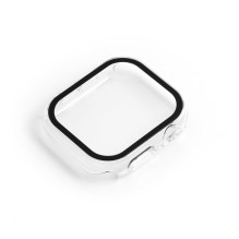 „Bestsuit“ dėklas su hibridiniu stiklu, skirtas „Apple Watch 10 / 11“ 42 mm - skaidrus „Bestsuit“ dėklas su hibridiniu stiklu, skirtas „Apple Watch 10 / 11“ 42 mm - skaidrus