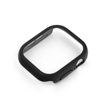 Bestsuit Case with Hybrid Glass for Apple Watch 10 / 11 46mm - black Bestsuit Case with Hybrid Glass for Apple Watch 10 / 11 46mm - black