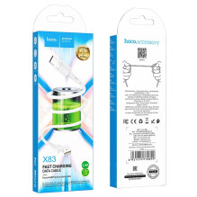 Laidas USB A į Micro USB Hoco 2,4A 1 m X83 baltas Laidas USB A į Micro USB Hoco 2,4A 1 m X83 baltas