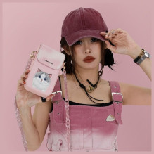 NIMMY phone bag BIG EYED PET 2.0 Cat pink NIMMY phone bag BIG EYED PET 2.0 Cat pink