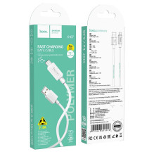 Cable USB A to Micro USB Hoco 2,4A 1 m X107 white Cable USB A to Micro USB Hoco 2,4A 1 m X107 white