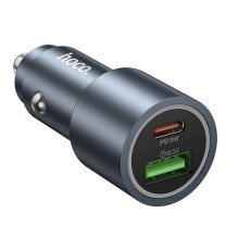 Car charger Hoco USB A + USB C PD QC3.0 48W Z60 black Car charger Hoco USB A + USB C PD QC3.0 48W Z60 black