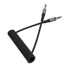 Kabelis AUX lizdas 3,5 mm į 3,5 mm lizdą Hoco 1,5 m UPA33 juodas Kabelis AUX lizdas 3,5 mm į 3,5 mm lizdą Hoco 1,5 m UPA33 juodas