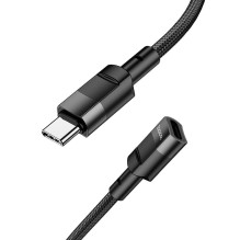 Adapteris OTG USB-C į USB-C Hoco 3A 1,2 m U107 juodas